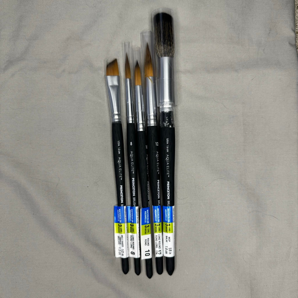 Winsor & Newton Cotman Watercolor Paint + Princeton Aqua Elite Brush Lot – NEW - Picture 2 of 11